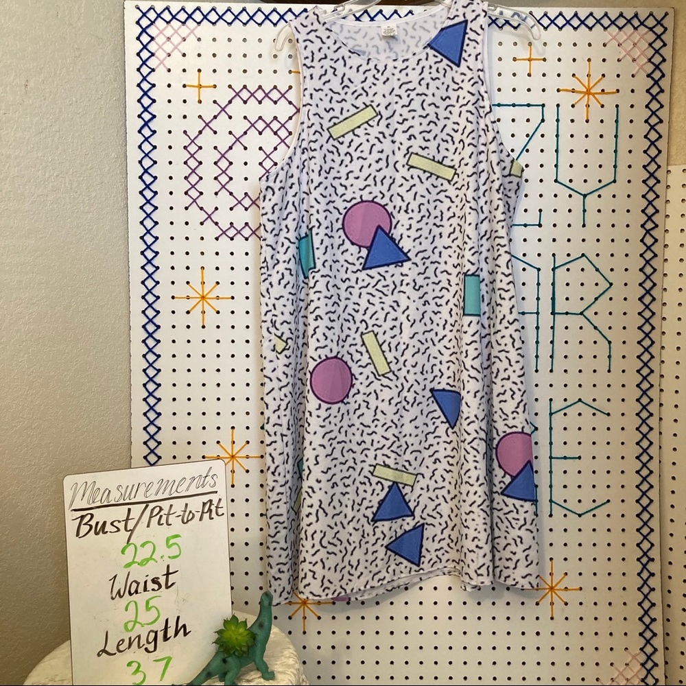 REDBUBBLE Memphis dress, size 2XL